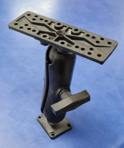 RAM MOUNTS RAM Electronics Mount 1.5″ Ball Mount With 6.25″ X 2″ Rectangle Base