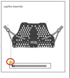 Wilderness Systems Phase 3 AirPro Leg Lifter Strap Only