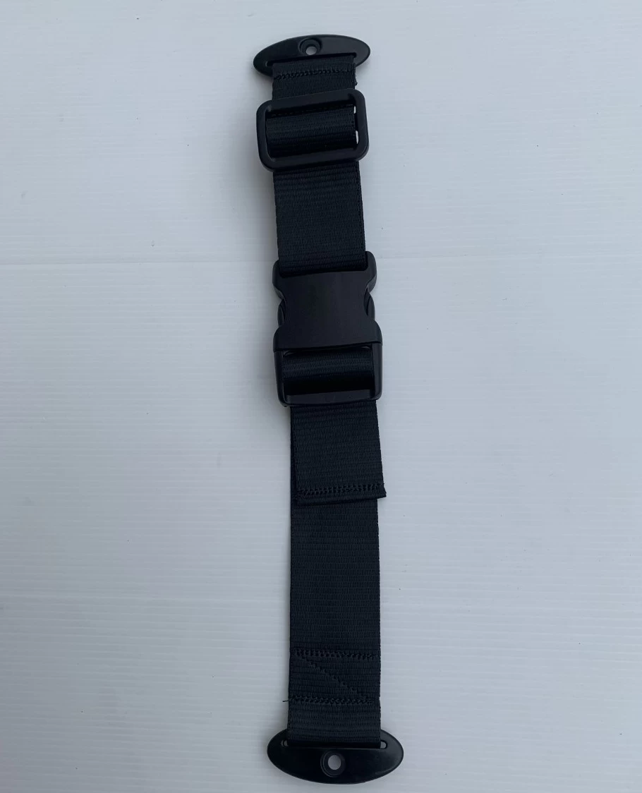 Mission 30cm Hatch Strap Single- With Hard Mount And Buckles