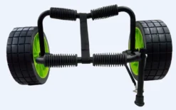 Surge Trolley Black And Green, Wide Wheels