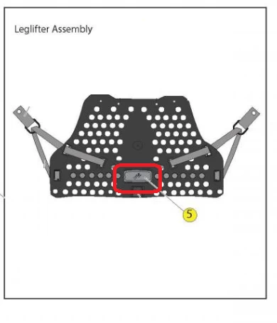 Wilderness Systems Phase 3 AirPro Leg Lifter Handle With Icon - Image 2