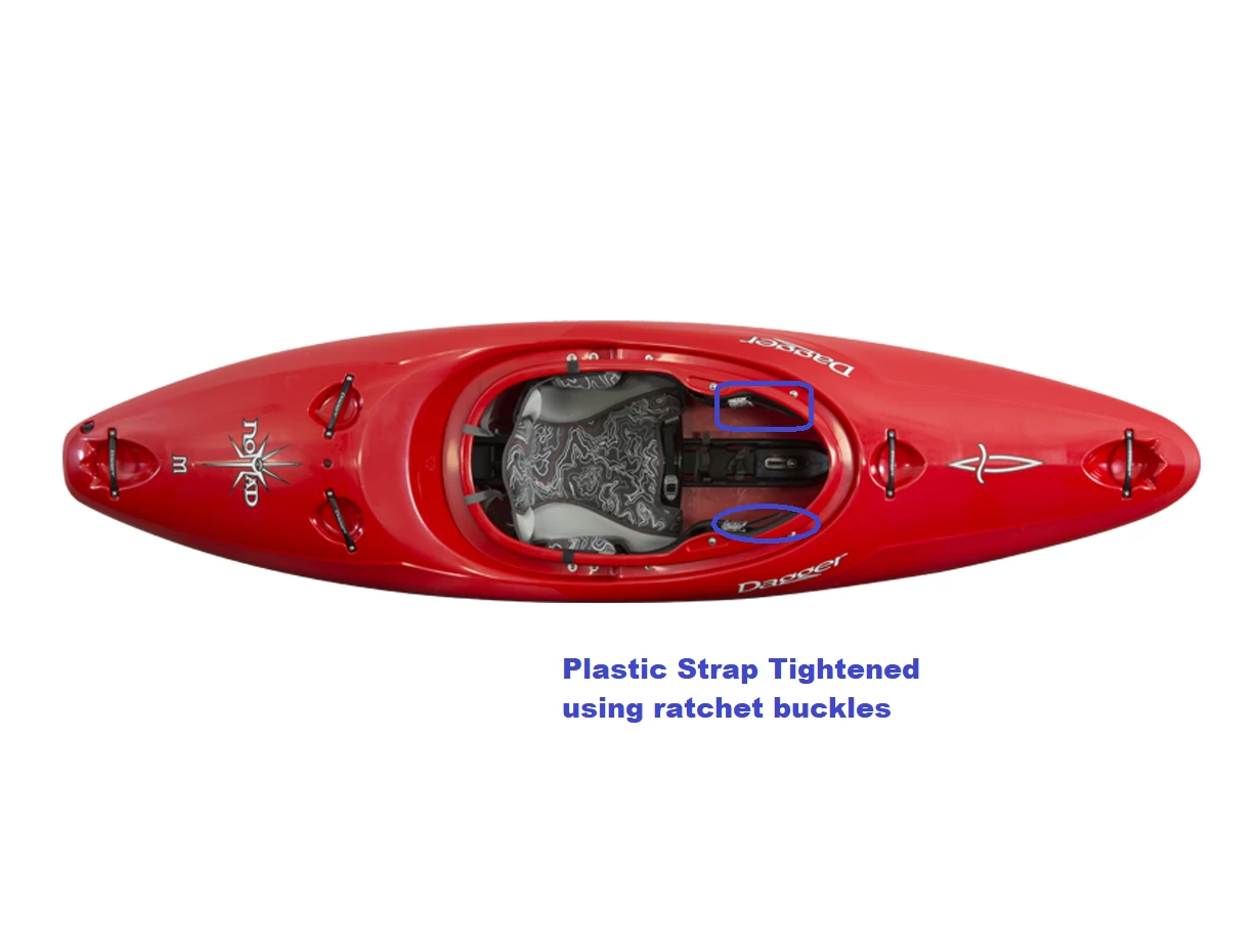 Palm Strap Plastic Ratchet With Webbing Sewn On/ Attached - Image 2