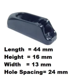 Kajak Sport Micro Cleat44mm Suits 1-4mm Cord, Bag Of 2